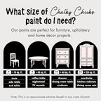 Chalky Chicks All-in-One Chalk Paint for Furniture or Cabinet - 4 Fl Oz - Matte Finish Paris Pink for Metal, Wood Furniture Paint - No Sanding All-in-One for Home Decor & Crafts, USA Made