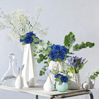 AmyHomie Artificial Flower Royal Blue Rose 25pcs Real Looking Fake Roses w/Stem for DIY Wedding Bouquets Centerpieces Arrangements Party Baby Shower Home Decorations