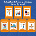 Skillmatics Scavenger Hunt Card Game - Found It 5 in 1 Megapack, Fun Family Game, 140 Cards, Search and Find, Learning & Travel Toy, Gifts for Kids, Boys, Girls, Ages 4, 5, 6, 7