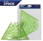 2 Pack - Pacific Arc Professional Plumbing Elevation Template Guide