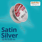 Soft Flex 49 Strand Stringing Wire - Flexible Braided - Medium 0.19 Diameter - Jewelry Making Bead Wire - Satin Silver