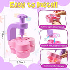 GPPNKC Flower Bouquet Craft Kit DIY Arts and Crafts Toddler Toys Flowers Market Toy Educational Fun DIY Activity Set Birthday Gift for 4 5 6 7 8+ Year Old Girls and Boys
