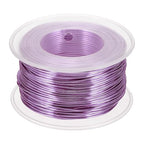 uxcell 18 Gauge / 1mm Anodized Aluminum Wire for Jewelry Craft Making, 102 Feet Bendable Flexible Wire for DIY Home Decor Gardening Sculpture, Light Purple