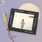 Mat Board Center, Pack of 10, 11x14 for 8x10 Black Color Mats - Bevel Cut, Acid Free, 4-ply Thickness, White Core - for Pictures, Photos, Framing