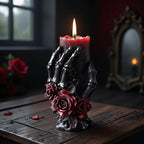 Skull Hand Ghost Cylinder Molds Silicone Wave Spiral Candle Mold - Silicone Resin Casting Molds for Candle & Resin & Soap Craft Supplies