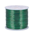 BENECREAT 20 Gauge 770FT Aluminum Wire Anodized Jewelry Craft Making Beading Floral Colored Aluminum Craft Wire - Green