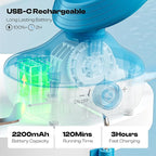 Caydo Electric Yarn Winder, Cordless Rechargeable Automatic Yarn Cake Winder, 2H Long Last Battery Effortless Yarn Winding, Wireless Yarn Spinner for Crocheting, Must-Have Tool for Yarn Enthusiast