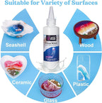 LET'S RESIN Ocean White Epoxy Resin Pigment 167g/5.89oz, High Concentrated Paste for Epoxy & UV Resin, UV Resistant Opaque Pigment for Creates Cells & Lacing, 3D Flower Coasters