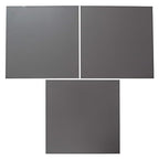 EAGLE 1: 12" x 12" 26 Gauge Sheet Metal Squares (3 Pack Per Order, Multiple Colors) Great for Arts, Crafts, DIY Home or Work Projects (12" X 12", Charcoal Grey)