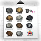Eye Candy Pigments Premium Grey Mica Powder - Japanese Steel Grey (25gr) - for Epoxy, Resin, Soap, Paint, Woodworking, Acrylic Pouring, Bath Bombs, Fishing Lures - DIY Arts and Crafts Additive