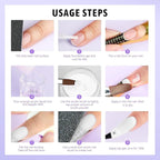 8FL.OZ Acrylic Liquid Monomer Acrylic Nail Liquid Non-Yellowing Acrylic Liquid Professional EMA Monomer Liquid for Acrylic Nail Extension and Carving, DIY Home Nail Salon Use