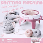 SENTRO Knitting Machine 40 Needles, Smart Weaving Loom Kit, Crochet Machine with Double Mode, Knit Loom Machine for Adults/Kids, Perfect Knit Gift for Beginners, Knitting Enthusiasts