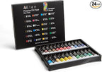 Elan Professional Oil Paint Set, 24 Vibrant Colors Mini Tubes 0.4fl oz, Non-toxic Oil Paints for Canvas Painting, Art Paints for Adults & Artists
