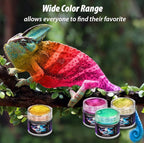 BALTIC DAY 48 Chameleon Mica Powder Set - Includes 8 Interference/Ghost Mica Powders - Color Shift Mica Powder Set