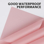 FUHITIM 20 Sheets Flower Wrapping Paper -Waterproof Floral Bouquet Wrapping Paper Used for DIY Crafts, Gift Packaging, Florist Supplies Packaging Paper for Wedding Birthday Gift (Misty Light Pink)