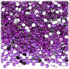 The Crafts Outlet 5-PK Set (7,200-Piece), Round 3mm Rhinestones, Flatback, Pink Tones