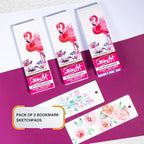 300 GSM Textured Ivory Bookmark Sketchpads for Acrylics & Inks, and Fine Arts - for Professional Artists (Pack of 2)