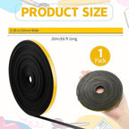 Magnetic Tape Roll Thin Strips, 0.39 Inch x 66 Feet Magnetic Board Dividers Whiteboard Graphic Decorative Tape Marking Line for Classroom Office Art Accessories(Yellow)