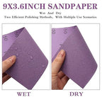 Sandpaper 800 Grit,Wet Dry Sanding Sheets,High Performance Ceramic Abrasive Sand Paper for Wood Furniture Finishing,Metal Grinding,Automotive Polishing,9 x 3.6 Inch,25-Pack