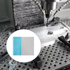 5052 H32 Aluminum Sheet 12x12x1/16 Inch, Rectangle, Silver, 1.5mm Thick, Protective Film, Industrial, Crafting