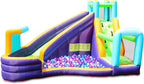 AirMyFun Inflatable Waterslide, Water Bounce House for Wet and Dry, Kids Bouncy House Water Park with Air Blower, Water Spray, Splash Pool, A83021