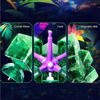 GAN 15 Maglev EmeraldoX Summer Limited Edition, Speed Cube 3x3 Magnetic Speedcube Ultra-Lightweight (Under 60g) Brain Teasers Puzzle Fidget Toy for Kids Adults, Latest Flagship