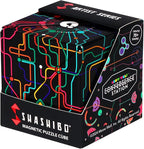 SHASHIBO Shape Shifting Box - Award-Winning Fidget Toy w/ 36 Rare Earth Magnets - Fidget Cube Transforms Into Over 70 Shapes, Sensory Toy Gift for Kids, Teens, and Adults (QDOT Map)