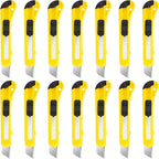 DIYSELF 14 Pack Box Cutter Retractable, 18mm Box Knife, Utility Knife Retractable with Snap Off Blade, Box Opener for Home, Cutter Knives for Cardboard, Art, Craft