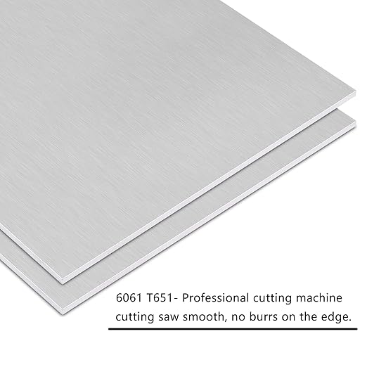 Welding Kit - 6Pack 6061 T651 Aluminum Sheet Metal 4" X 4" X 0.125Inch Flat Plain 3MM Aluminum Plate Weld Practice kit for MIG, TIG, Stick, Arc, Gas and Brazing, Welding Practice Kit for Beginners