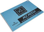 Canson XL Series Mixed Media Pad, Side Wire, 18x24 inches, 30 Sheets – Heavyweight Art Paper for Watercolor, Gouache, Marker, Painting, Drawing, Sketching