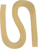 PATIKIL 120pcs Quilling Paper Strips Paper Flowers Quilling Kits 3/8"(10mm) Origami Paper for Adults Beginner Art Craft, 21"(54cm) Khaki