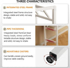 39.4 Inch Foldable Desks for Small Spaces,Foldable Desk No Assembly,Small Table for Bedroom,Black.