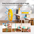 Yarn Swift, Yarn Umbrella Swift for Crocheting, Holder for Skeins Flexible Lightweight Foldable Design, Height & Diameter Adjustable to Suit Space, Ideal Helper for Yarn Knitting Enthusiasts