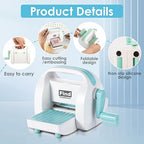 Mini Die Cutting Machine, 3 inch Embossing Machine for Scrapbooking,Cardmaking, 3 1/8" Feeding Slot