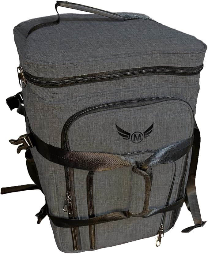 Ultimate Board Game Travel Bag – Durable Storage Case for Up to 10 Games, Water-Resistant, Adjustable Strap & Handles – Perfect for Game Nights, Conventions & Tournaments (Parent) (Black)