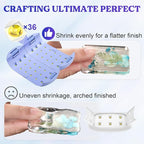 LET'S RESIN UV Light Advanced,Two-Sided Longer time Setting(2m,3m,5m) UV Resin Light with 36 LED Beads, Large Size UV Lamp for Resin Curing,Resin Molds,DIY Craft Decor(Own Design Patent)