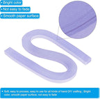 PATIKIL 360pcs Quilling Paper Strips Paper Flowers Quilling Kits 3/8"(10mm) Origami Paper for Adults Beginner Art Craft, 21"(54cm) Lilac