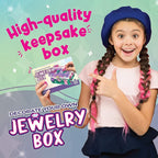 PURPLE LADYBUG Design Your Own Jewelry Box Craft Kit with Clay & Gem Stickers – Craft for Girl 8-12, Girls Arts & Crafts Age 6-8 & Up – Birthday Gift for Girls 8-10 Years Old