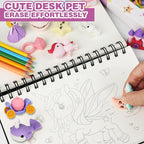 Erasers Set for Kids, Princess Castle Pencil Eraser Bulk for Kids, Take Apart Puzzle Erasers for Classroom Prizes, Game Reward, Egg Fillers, Back to School Gift for Boys and Girls Desk Pets