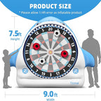 Inflatable Game Outdoor Giant Dartboard for Soccer Large Carnival Games Giant Outdoor Game-Fun Sports Games for Kids Adults, Backyard, Garden, Party, Summer Outdoor Play
