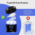 Blue Mica Powder Pigment (100g) -Cosmetic Grade Metallic Mica Powder for Epoxy Resin, Lip Gloss, Soap,Candle Making, Bath Bombs,Tumblers, Jewelry, Dyes, and DIY Crafting Projects(Blue, 3.5oz)