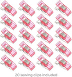 Rotary Cutter Set - Quilting Kit incl. 45mm Fabric Cutter, 5 Replacement Blades - Ideal for Crafting, Sewing, Patchworking, Crochet & Knitting (Pink, Cutting Mat Set (36" x 24"))