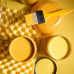 Dixie Belle Paint Company Chalk Finish Furniture Paint - Colonel Mustard (32oz) - Matte Retro Yellow Chic Chalk Mineral DIY Furniture Paint