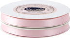 VATIN 3/8 inches Double Faced Light Pink/Baby Pink Polyester Satin Ribbon - 50 Yards for Gift Wrapping Ornaments Party Favor Braids Baby Shower Decoration Floral Arrangement Craft Supplies