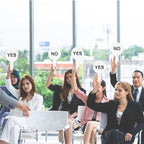 18Pcs Dry Erase Answer Paddles with Markers Thickened Handheld Double Sided Paddles Mini White Boards Small Dry Erase Signs Auction Paddles for Students Classroom Bidding Voting Games