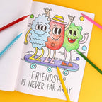 Grabie Easy Coloring Book for Adults Relaxation,Simple Mindful Coloring Pages for Alcohol Markers,Stress Relief Themes Flowers,Mushrooms,Monsters and More,Cute Designs(Feel Good with Color,30 Sheets)