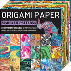Origami Paper Kit Dobule Sided 100 Sheets 100 Colors 6 Inch Japanese Chiyo Square Easy Fold Arts Crafts DIY Handwork Origami Papers Beginner Cloth Rock Color