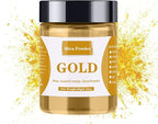 Mica Powder - 60g Mica Powder for Epoxy Resin - Pearl Pigment Powder Dye for Resin/Eye Shadow/Soap Making/Nails/Bath Bombs etc. (Glod)