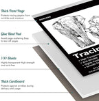 Tracing Paper 9"x12", 100 Sheets Transparent Vellum Paper for Tracing Pads, Christmas Birthday Gifts for Adults Teens, 25lb/41gsm Translucent Tracing Paper for Sketching, Drawing, Black