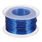 uxcell 18 Gauge / 1mm Anodized Aluminum Wire for Jewelry Craft Making, 102 Feet Bendable Flexible Wire for DIY Home Decor Gardening Sculpture, Dark Blue